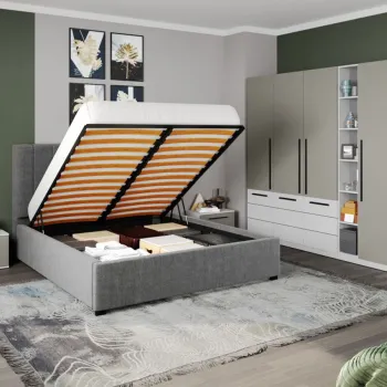 Set Mobila Dormitor Casmir / Alb Soares C21 imagine