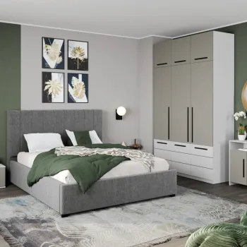 Set Mobila Dormitor Casmir / Alb Soares C23 imagine