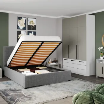 Set Mobila Dormitor Casmir / Alb Soares C28 imagine