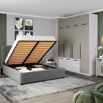 Set Mobila Dormitor Casmir / Alb Soares C29 imagine