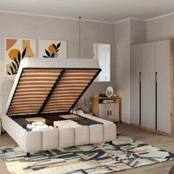 Set Mobila Dormitor Casmir / Stejar Siena C08 imagine