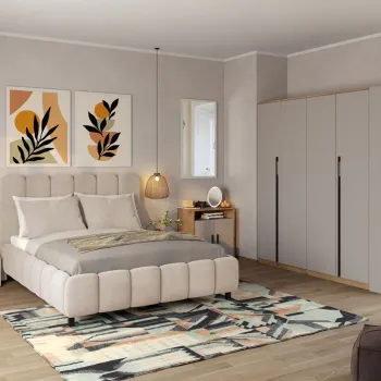 Set Mobila Dormitor Casmir / Stejar Siena C13 imagine