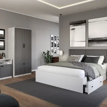 Set Mobila Dormitor Grafit C01 imagine