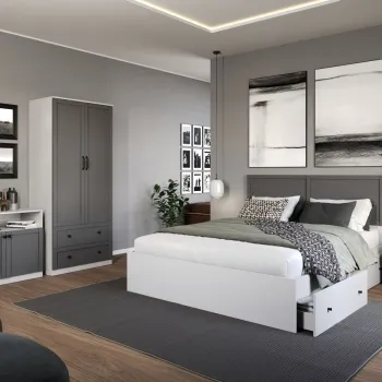 Set Mobila Dormitor Grafit C02 imagine