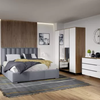 Set Mobila Dormitor Montero cu oglinda imagine