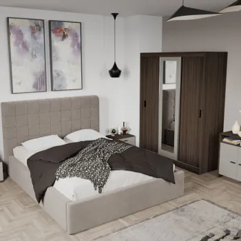 Set Mobila Dormitor Nuc / Casmir Solomon C05 imagine