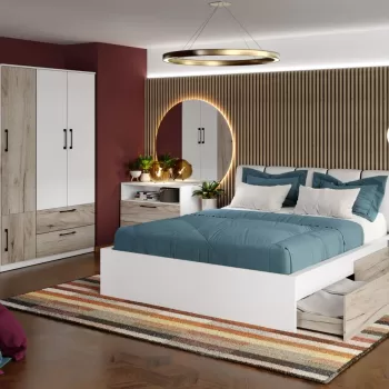 Set Mobila Dormitor Relax C13 tapitat imagine