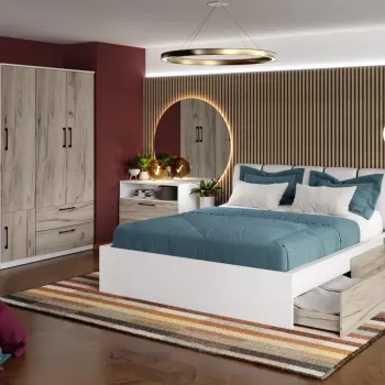 Set Mobila Dormitor Relax C14 tapitat imagine