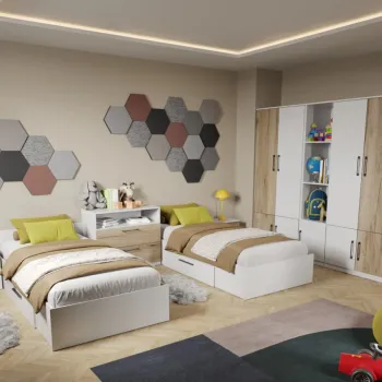 Set Mobila Dormitor Tineret Mihai C21 imagine