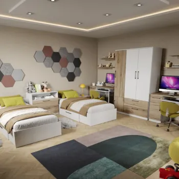 Set Mobila Dormitor Tineret Mihai C24 imagine