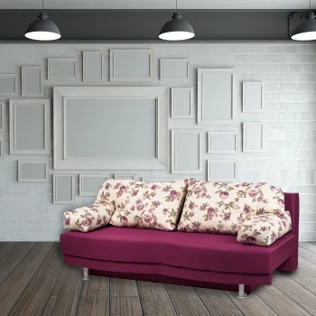 Canapea extensibila 2 locuri Higia Red imagine