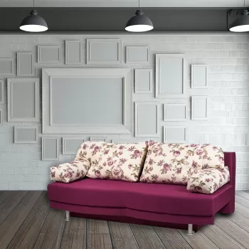 Canapea extensibila 2 locuri Higia Red imagine