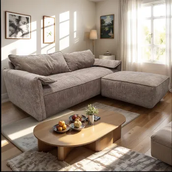 Canapea extensibila, 3 locuri- Havana, Bej imagine