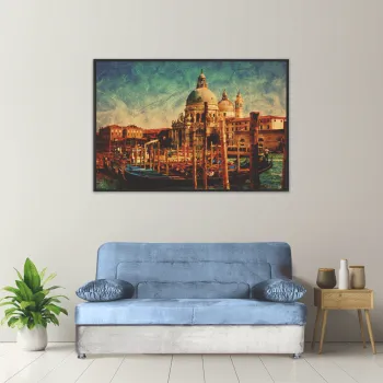 Canapea extensibila click clack, cu lada de depozitare Aqua, Baby Blue imagine