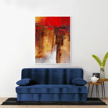 Canapea extensibila click clack, lada de depozitare SARA 1, Albastru Marin imagine