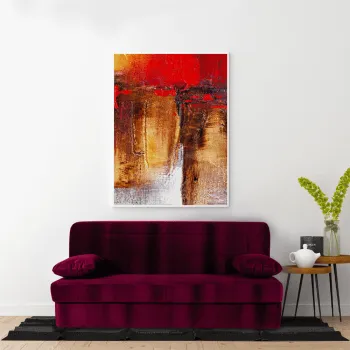 Canapea extensibila click clack, lada de depozitare SARA 1, Rosu Burgundy imagine