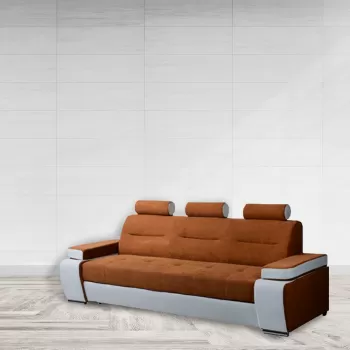 Canapea extensibila cu 3 locuri Artemis Beige imagine