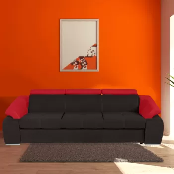 Canapea extensibila, cu 3 tetiere reglabile, Delhi imagine