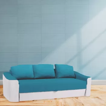 Canapea extensibila, cu lada de depozitare, Lorena imagine
