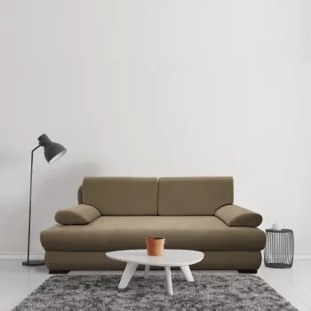 Canapea extensibila, lada de depozitare, Oro, Maro imagine