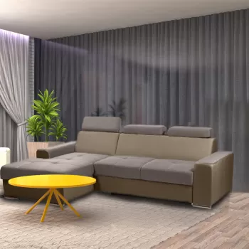 Coltar extensibil, cu lada de depozitare, Benjamin imagine