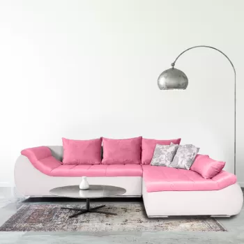 Coltar extensibil, cu lada de depozitare, Gallia, Roz imagine