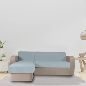 Coltar extensibil, cu lada de depozitare, Harmony, Gri imagine