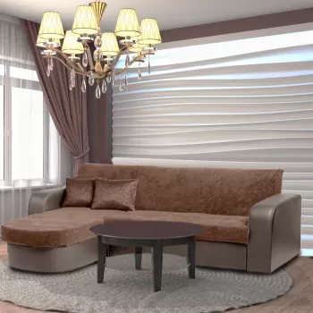 Coltar extensibil, cu lada de depozitare, Zina imagine