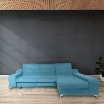 Coltar Extensibil cu Lada Depozitare, IKARUS, Baby Blue imagine