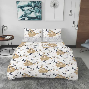 Lenjerie de pat 100%bbc king size (alc3) imagine