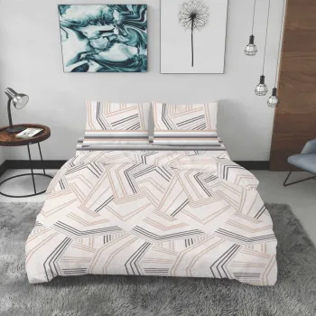 Lenjerie de pat 100%bbc king size (alc4) imagine