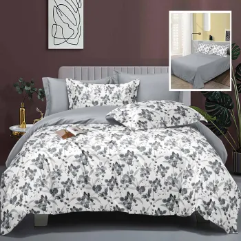 Lenjerie de pat elegance 6 piese cu cearsaf (lec11) imagine