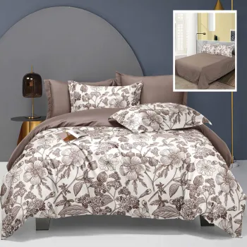 Lenjerie de pat elegance 6 piese cu cearsaf (lec4) imagine