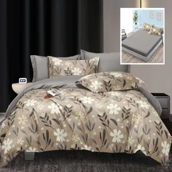 Lenjerie de pat elegance 6 piese cu husa (leh13) imagine