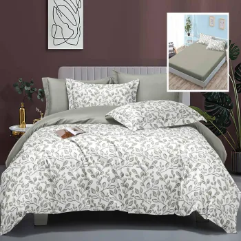 Lenjerie de pat elegance 6 piese cu husa (leh16) imagine