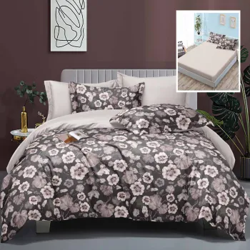 Lenjerie de pat elegance 6 piese cu husa (leh2) imagine