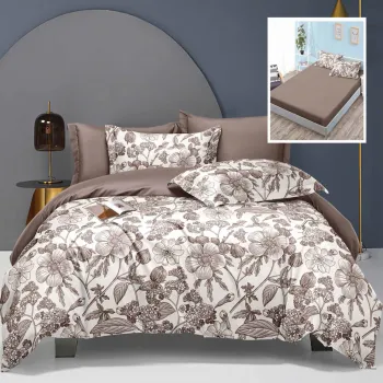 Lenjerie de pat elegance 6 piese cu husa (leh4) imagine