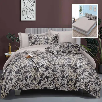 Lenjerie de pat elegance 6 piese cu husa (leh9) imagine