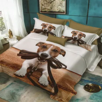 Lenjerie de pat finet 3d - 6 piese (fn3d34) imagine