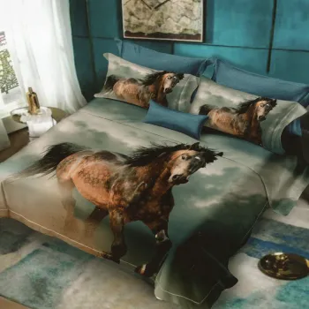 Lenjerie de pat finet 3d - 6 piese (fn3d41) imagine