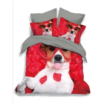 Lenjerie de pat finet 3d - 6 piese (fn3d43) imagine