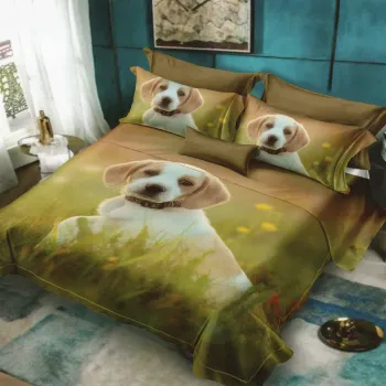 Lenjerie de pat finet 3d - 6 piese (fn3d51) imagine