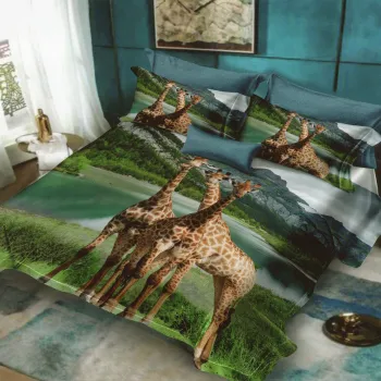 Lenjerie de pat finet 3d - 6 piese (fn3d61) imagine