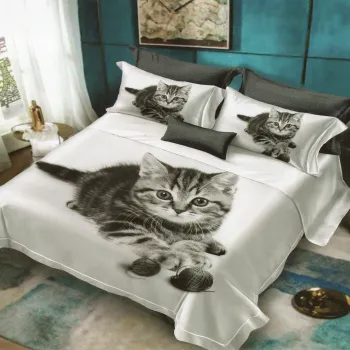 Lenjerie de pat finet 3d - 6 piese (fn3d62) imagine