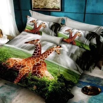 Lenjerie de pat finet 3d - 6 piese (fn3d76) imagine