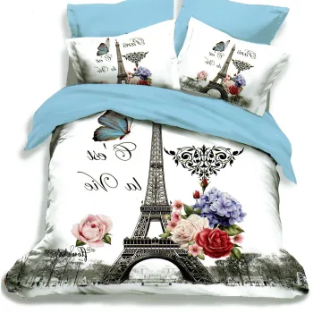 Lenjerie de pat finet 3d - 6 piese (fn3d86) imagine