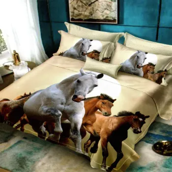 Lenjerie de pat finet 3d - 6 piese (fn3d90) imagine