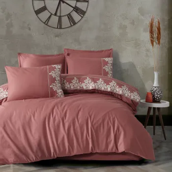 Lenjerie de pat jaquard 100% bumbac (osela v3) imagine