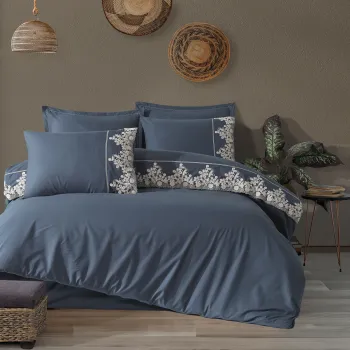 Lenjerie de pat jaquard 100% bumbac (osela v4) imagine