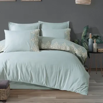 Lenjerie de pat jaquard 100% bumbac (osela v5) imagine